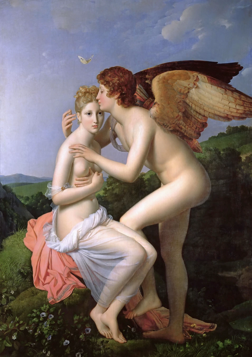 Psiche riceve il primo bacio di Cupido, 1798 - Louvre, Parigi